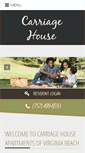 Mobile Screenshot of carriagehousevirginiabeach.com